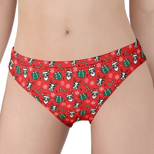 Christmas Cow Pattern Print Women's Panties