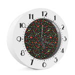 Christmas Decorations Pattern Print Alarm Clock