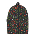 Christmas Decorations Pattern Print School Backpack