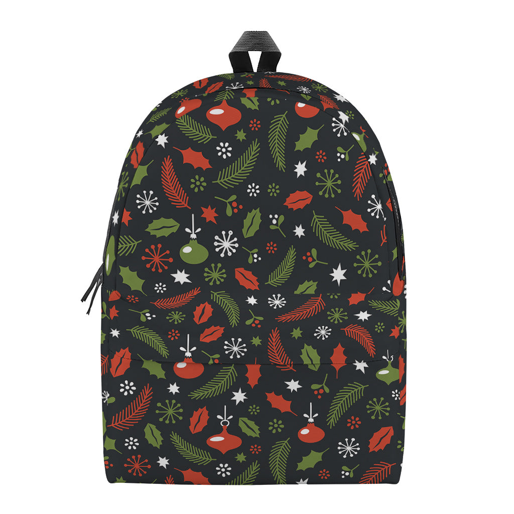 Christmas Decorations Pattern Print Backpack