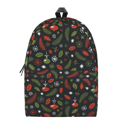 Christmas Decorations Pattern Print Backpack