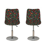 Christmas Decorations Pattern Print Bar Stool Covers