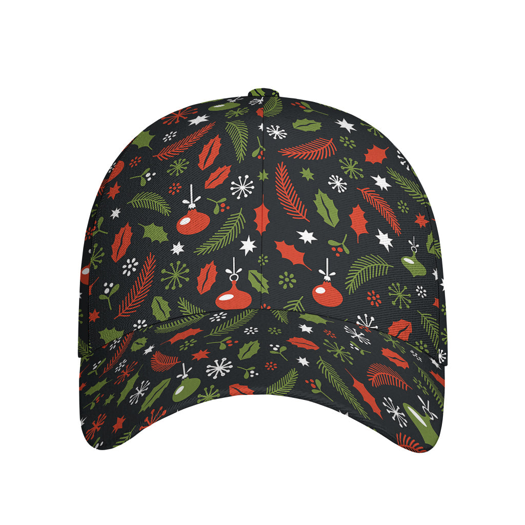 Christmas Decorations Pattern Print Baseball Cap
