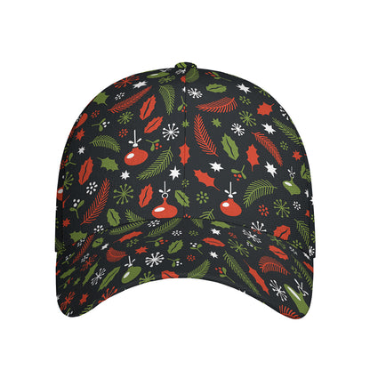 Christmas Decorations Pattern Print Baseball Cap