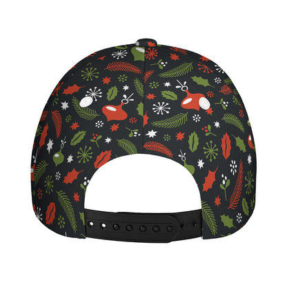 Christmas Decorations Pattern Print Baseball Cap