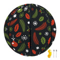 Christmas Decorations Pattern Print Basketball