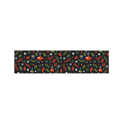 Christmas Decorations Pattern Print Bed Runner