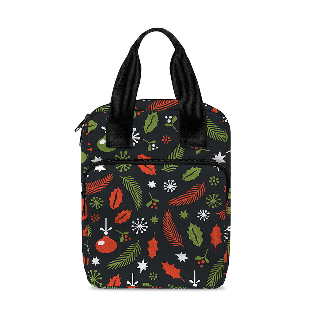 Christmas Decorations Pattern Print Bible Tote Bag
