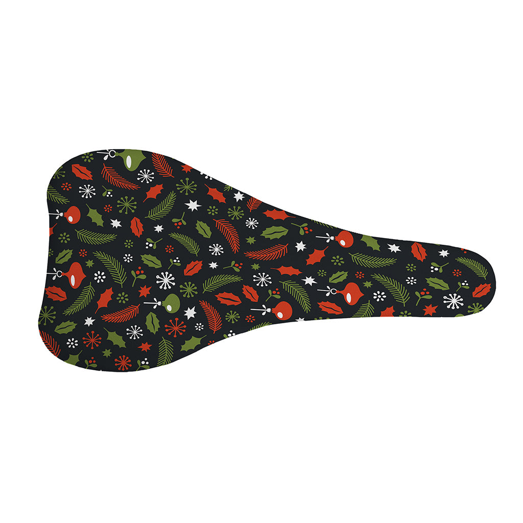 Christmas Decorations Pattern Print Bicycle Seat Cover