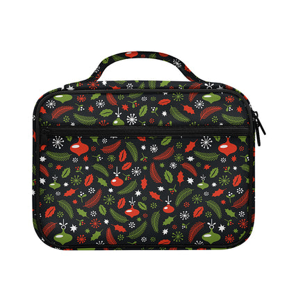 Christmas Decorations Pattern Print Briefcase Bible Bag
