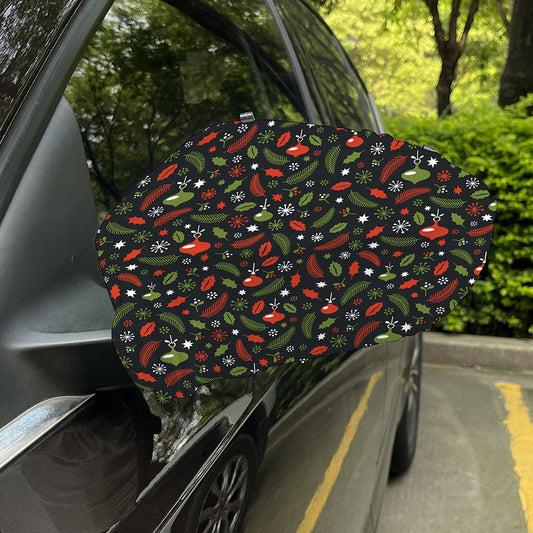 Christmas Decorations Pattern Print Car Side Mirror Covers
