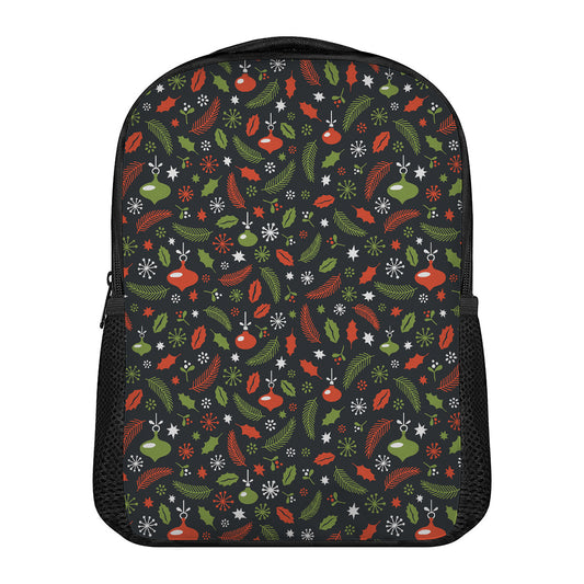 Christmas Decorations Pattern Print Casual Backpack