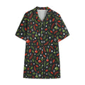Christmas Decorations Pattern Print Cotton Hawaiian Shirt