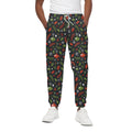 Christmas Decorations Pattern Print Cotton Sweatpants
