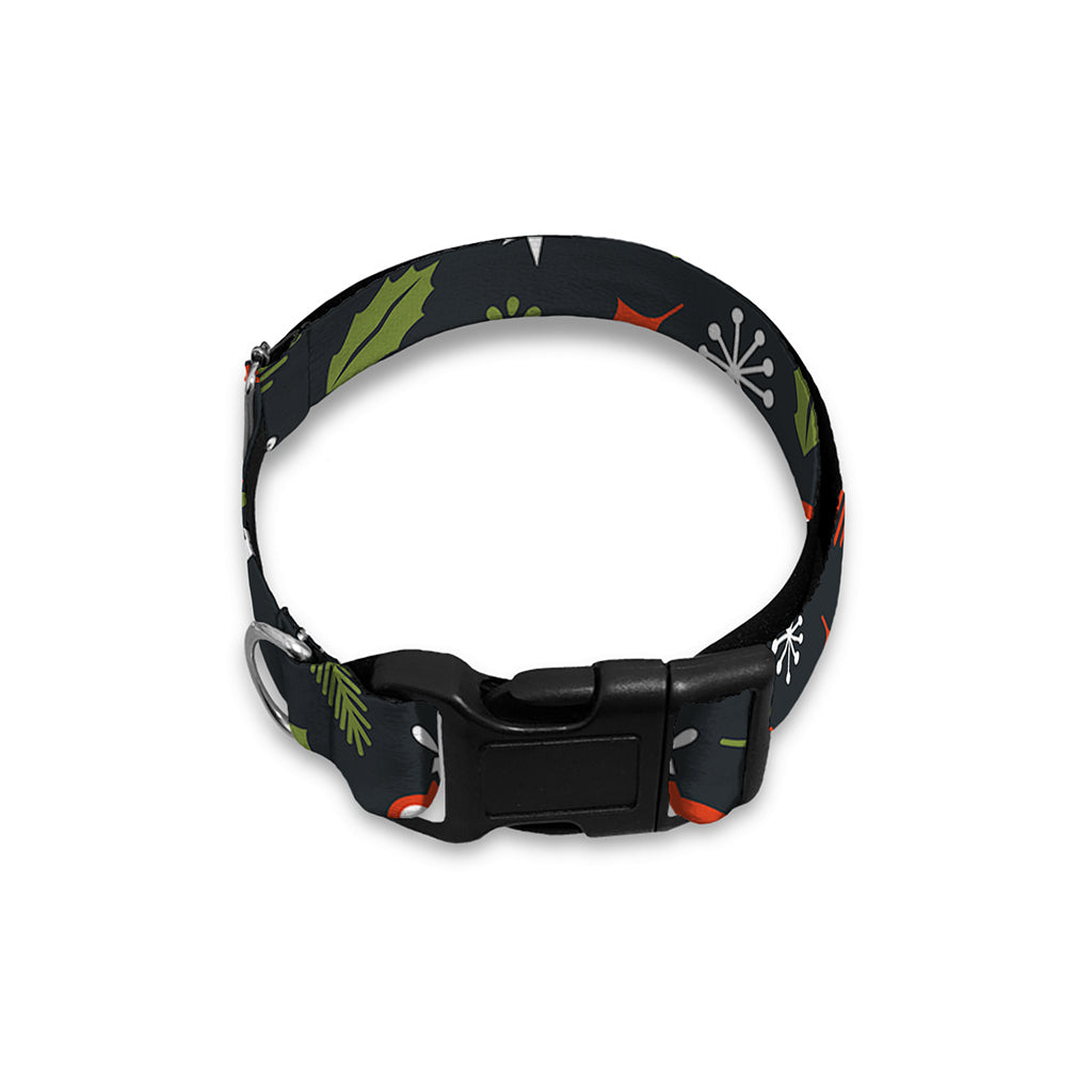 Christmas Decorations Pattern Print Dog Collar