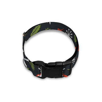 Christmas Decorations Pattern Print Dog Collar