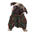 Christmas Decorations Pattern Print Dog Zip Up Jacket