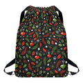 Christmas Decorations Pattern Print Drawstring Backpack