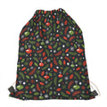 Christmas Decorations Pattern Print Drawstring Bag