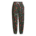 Christmas Decorations Pattern Print Fleece Lined Knit Pants