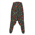 Christmas Decorations Pattern Print Hammer Pants