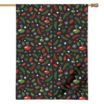 Christmas Decorations Pattern Print House Flag