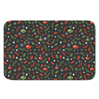 Christmas Decorations Pattern Print Indoor Door Mat