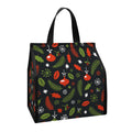 Christmas Decorations Pattern Print Insulated Lunch Tote