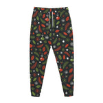 Christmas Decorations Pattern Print Jogger Pants