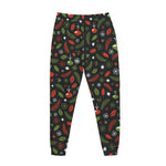 Christmas Decorations Pattern Print Jogger Pants