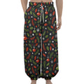 Christmas Decorations Pattern Print Lantern Pants