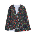 Christmas Decorations Pattern Print Long Sleeve Short Coat