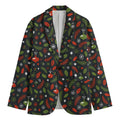 Christmas Decorations Pattern Print Men's Blazer