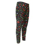 Christmas Decorations Pattern Print Men's Compression Pants