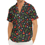 Christmas Decorations Pattern Print Men's Deep V-Neck Shirt