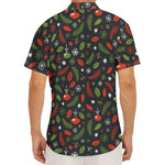 Christmas Decorations Pattern Print Men's Deep V-Neck Shirt