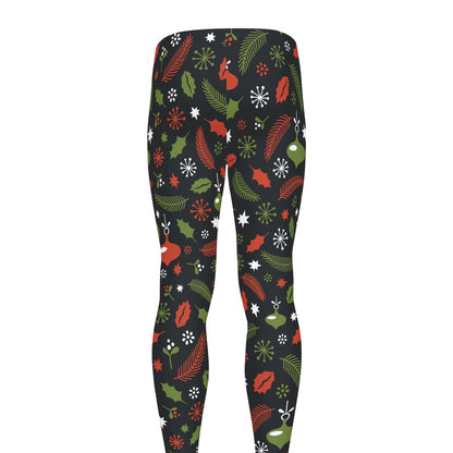 Christmas Decorations Pattern Print Men's leggings