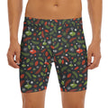 Christmas Decorations Pattern Print Men's Long Boxer Briefs