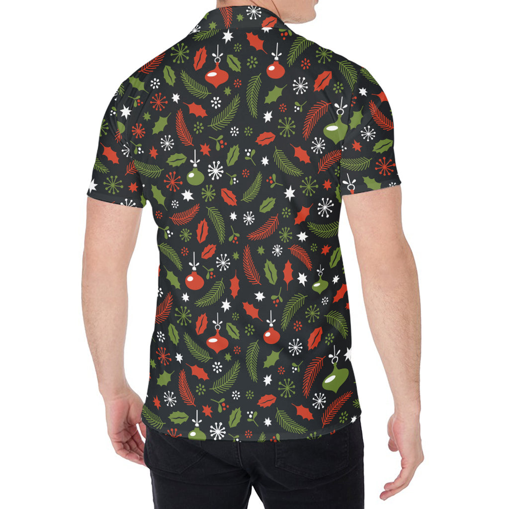 Christmas Decorations Pattern Print Men's Shirt