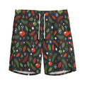 Christmas Decorations Pattern Print Men's Athletic Shorts