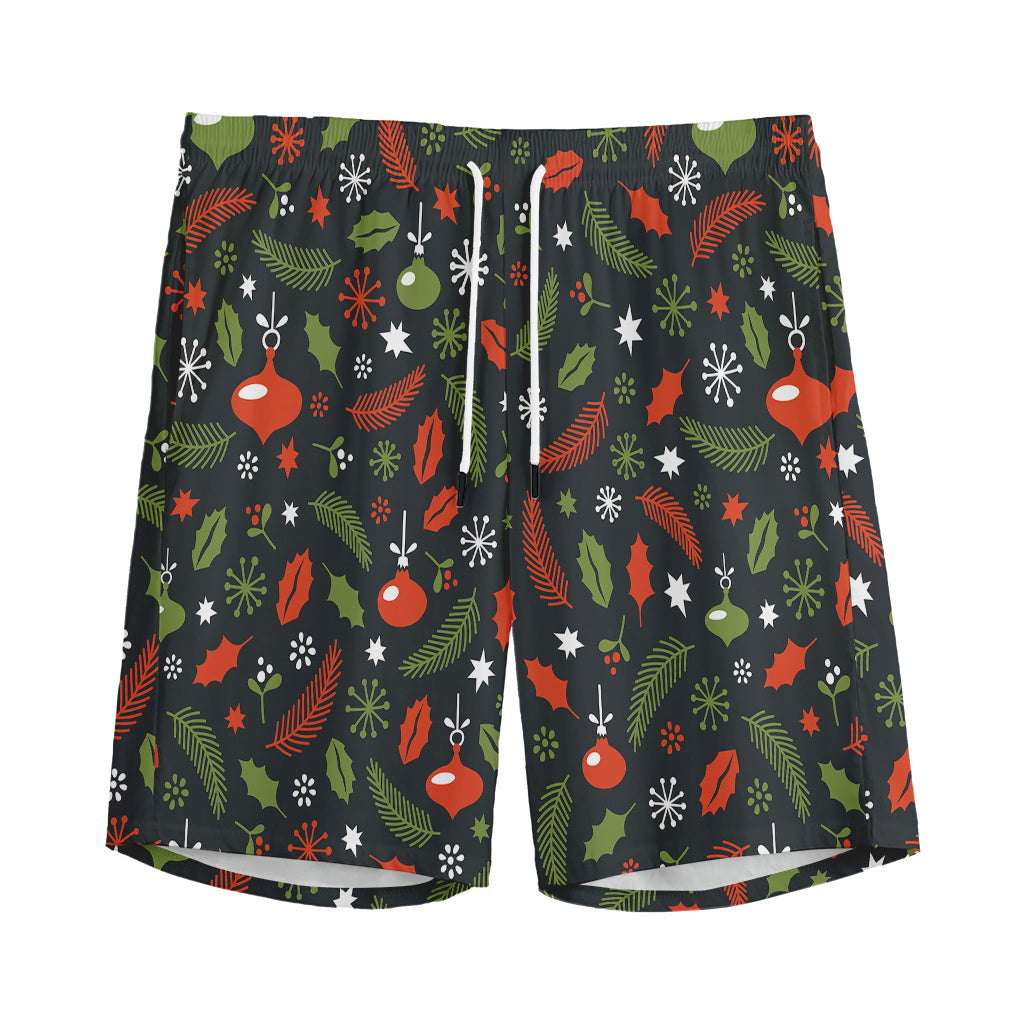 Christmas Decorations Pattern Print Men's Sports Shorts