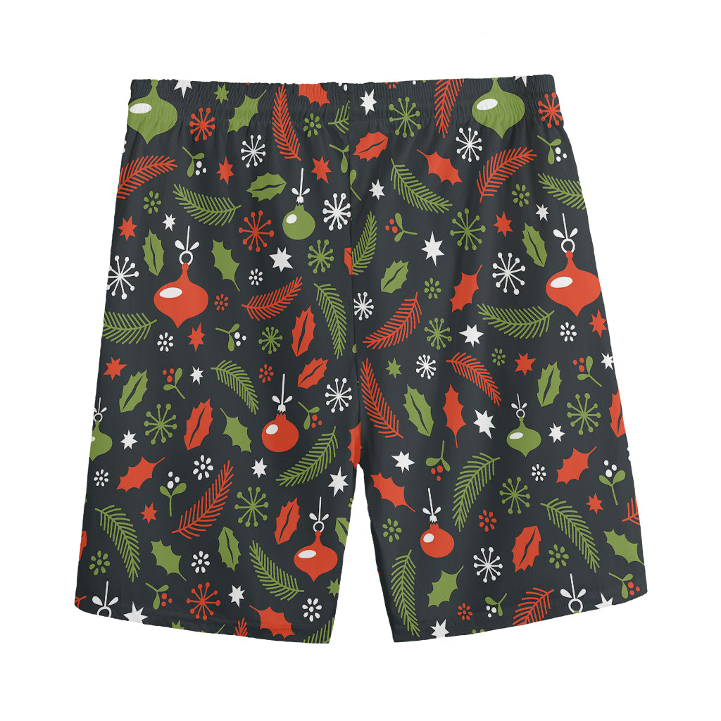 Christmas Decorations Pattern Print Men's Sports Shorts