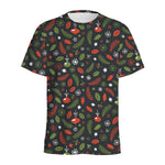 Christmas Decorations Pattern Print Men's Sports T-Shirt