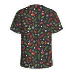 Christmas Decorations Pattern Print Men's Sports T-Shirt