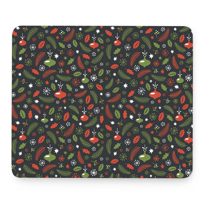 Christmas Decorations Pattern Print Mouse Pad