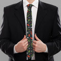 Christmas Decorations Pattern Print Necktie