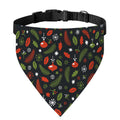 Christmas Decorations Pattern Print Over The Collar Dog Bandana