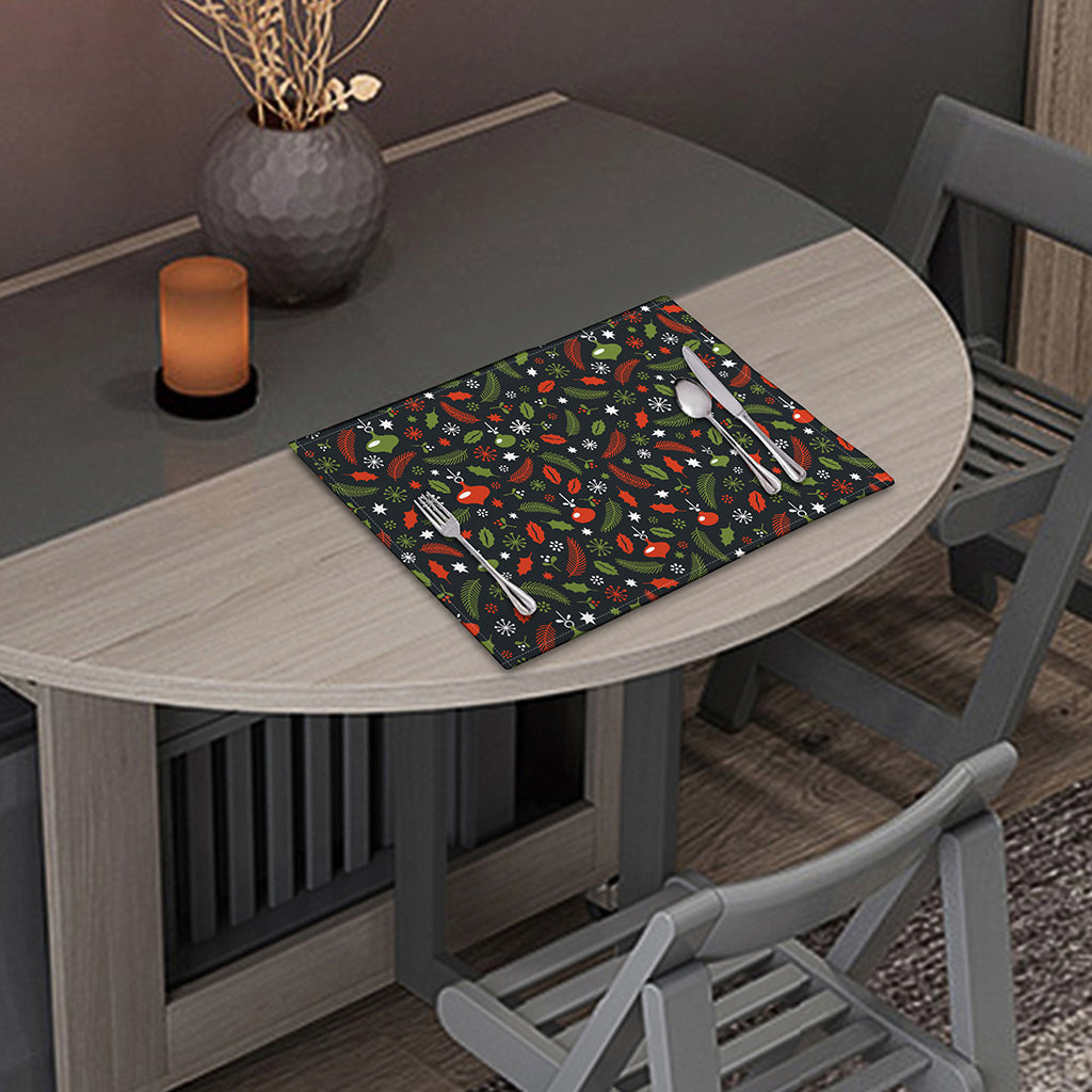 Christmas Decorations Pattern Print Placemat