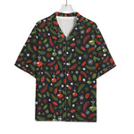 Christmas Decorations Pattern Print Rayon Hawaiian Shirt
