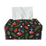 Christmas Decorations Pattern Print Rectangle Tissue Box Cover